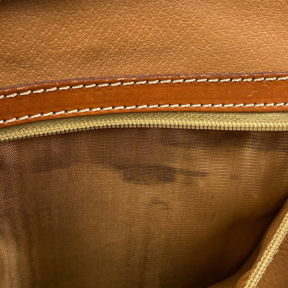 Celine Macadam Pattern Canvas Handbag Brown - image 7